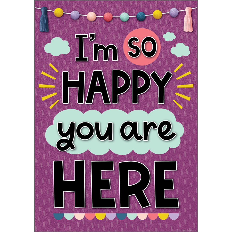 Oh Happy Day I&#39;m So Happy You Are Here Poster