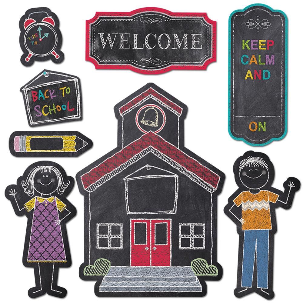 Chalk It Up! Schoolhouse Charm Bulletin Board
