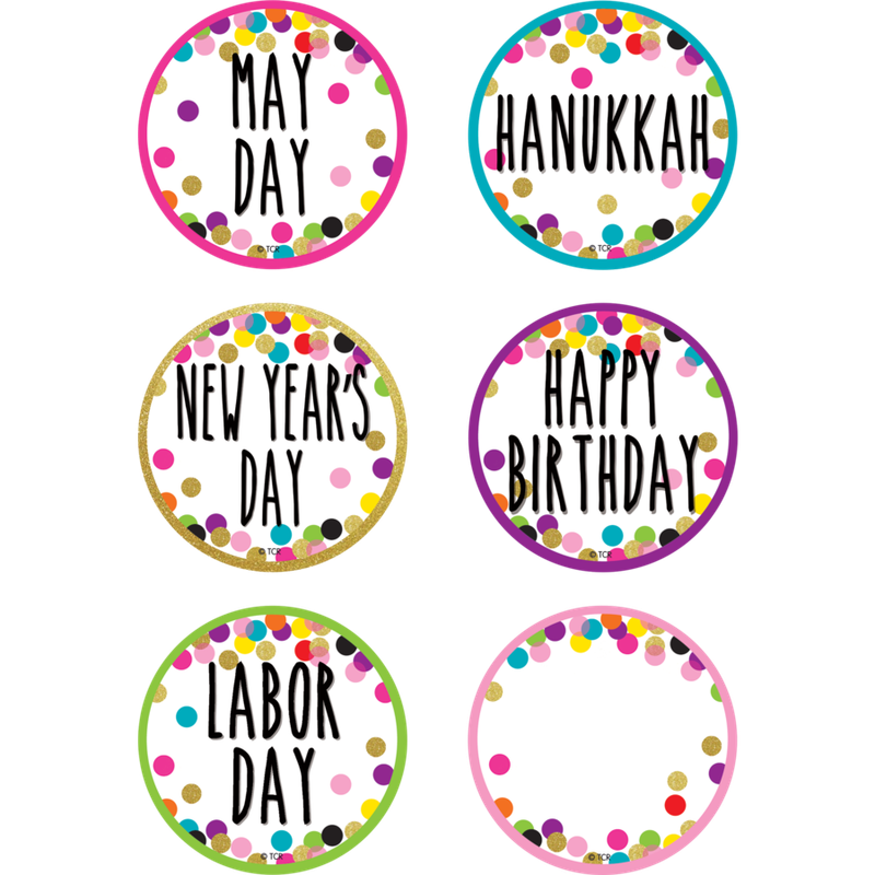 Confetti Holidays and Special Events Calendar Days