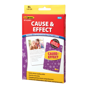 Cause and Effect Practice Cards Yellow Level