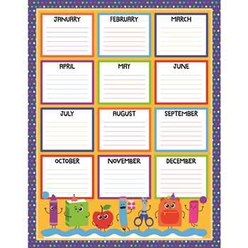 School Tools Birthday Chart