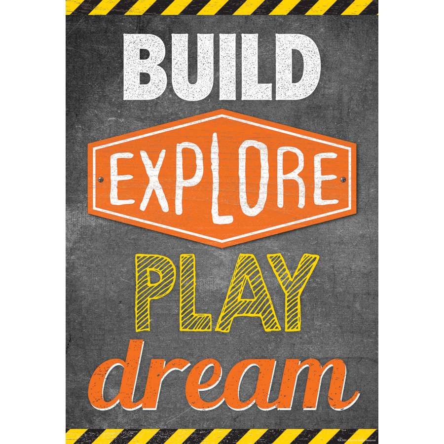Build Explore Play Dream Poster