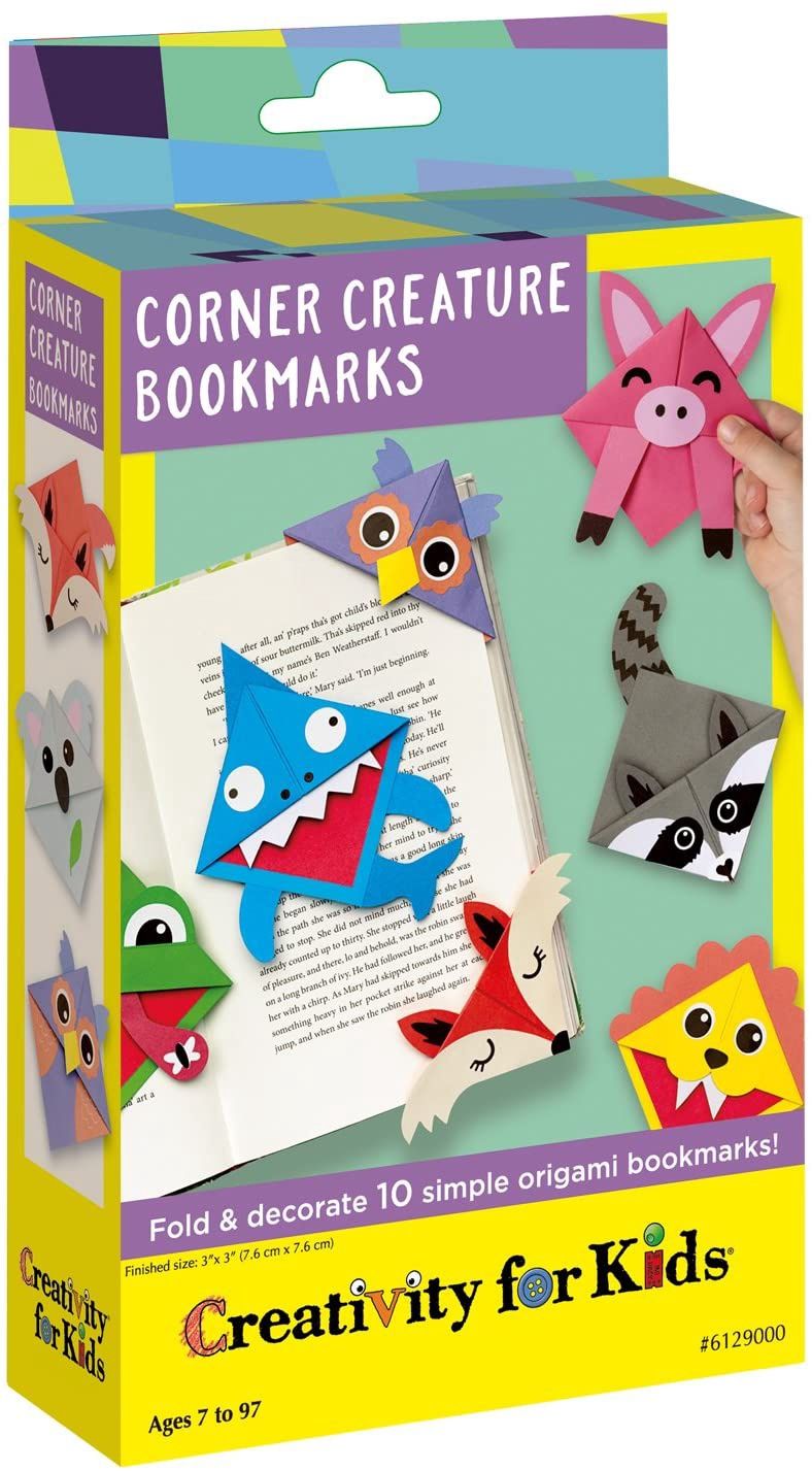 Creativity for Kids - Corner Creature Bookmarks