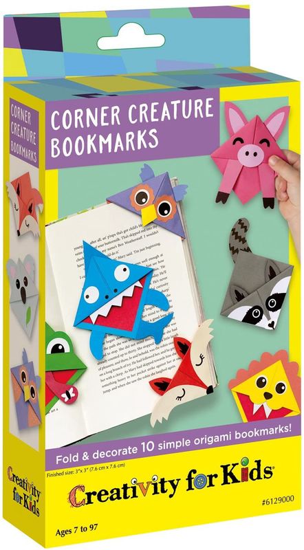 Creativity for Kids - Corner Creature Bookmarks