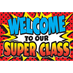 Superhero Welcome Post Cards