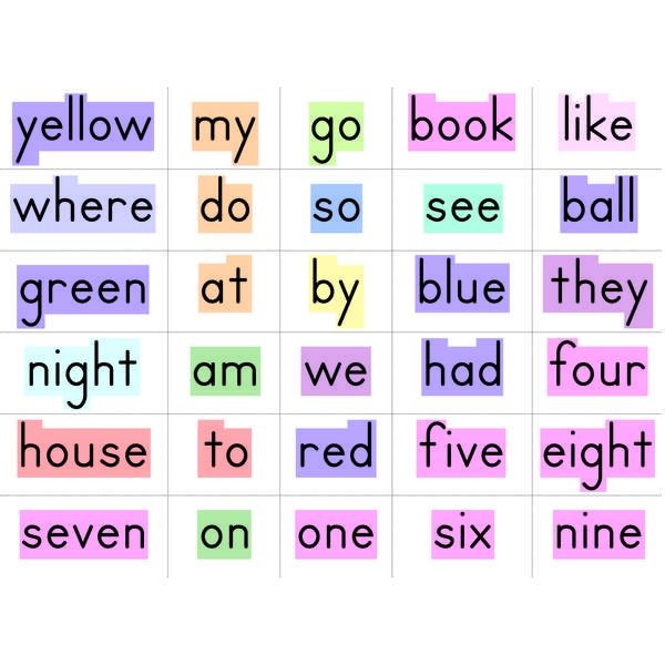 Sight Words in a Flash Word Walls Grades K-1