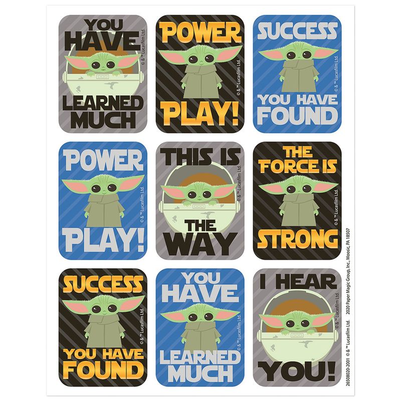 Star Wars The Mandalorian Giant Stickers