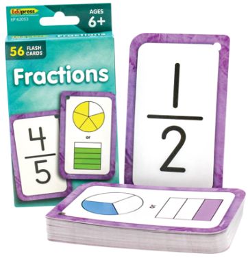 Fractions Flash Cards EP