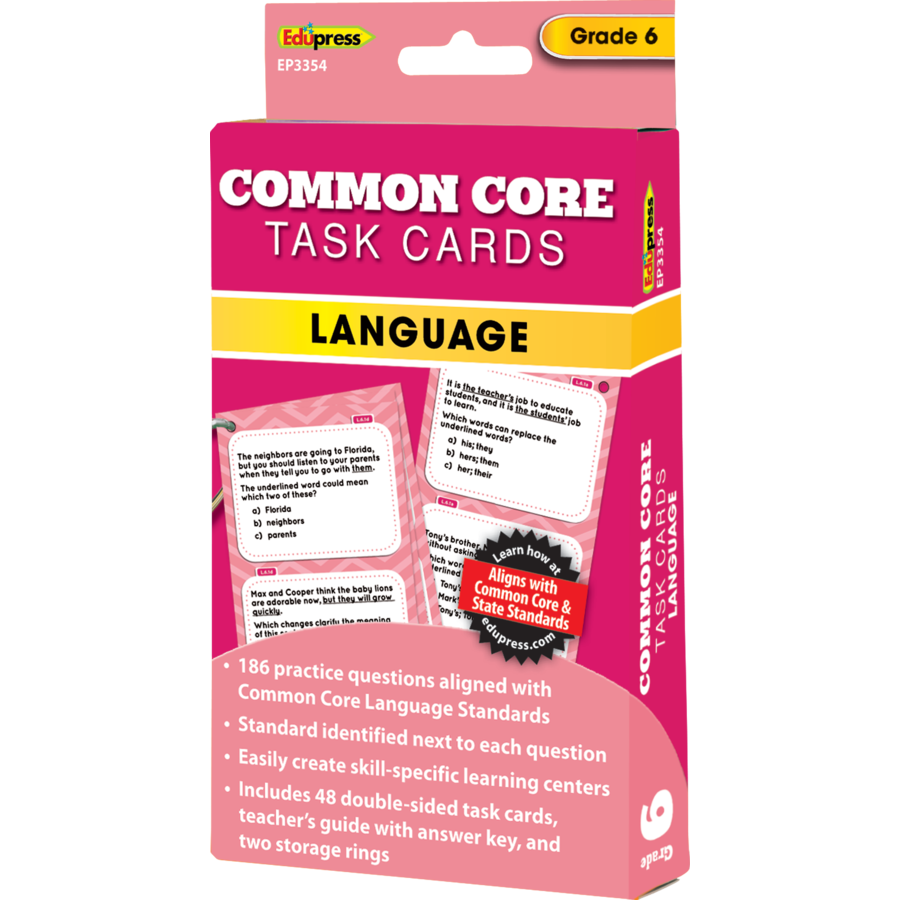 Grade 6 Language Task Cards