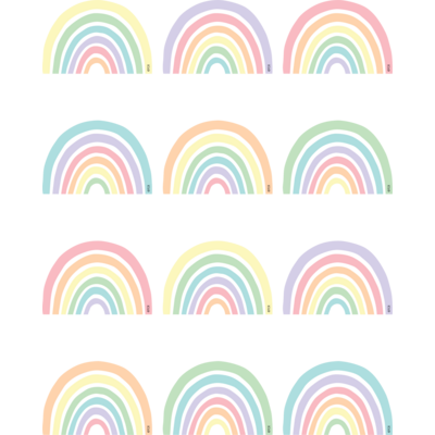 Pastel Pop Rainbows Mini Accents