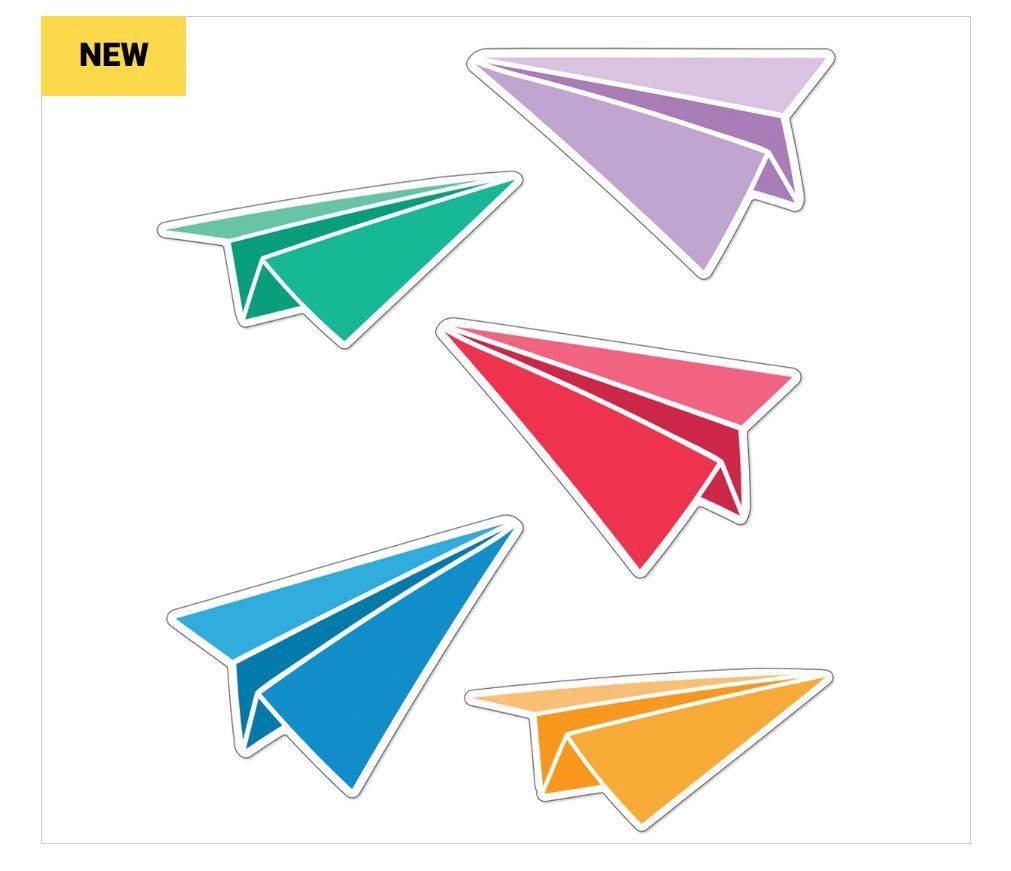 Paper Airplanes Cut Outs Happy Place