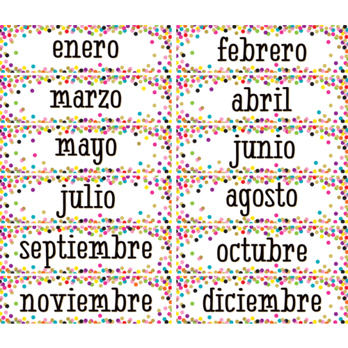 Confetti Spanish Monthly Headliners