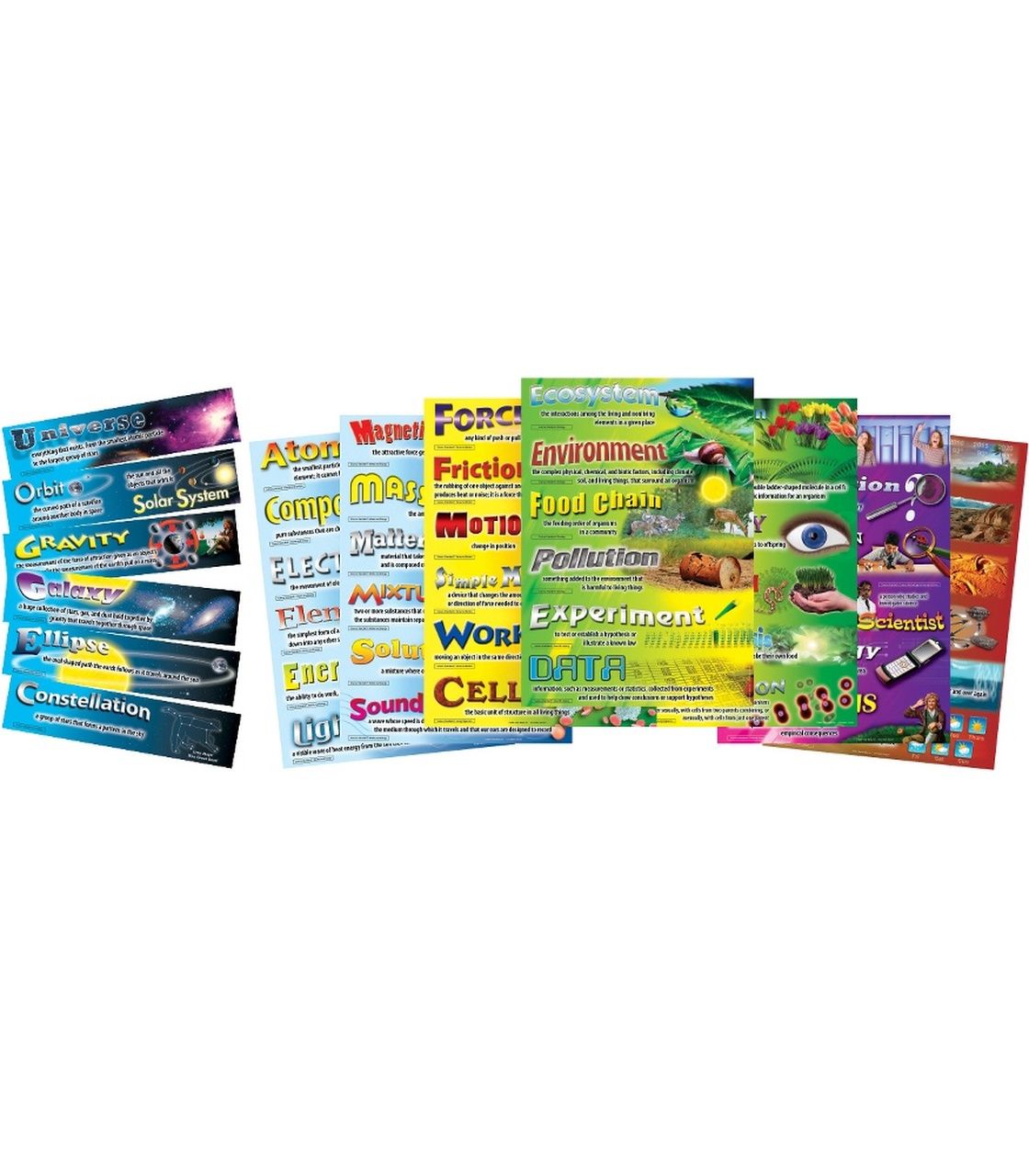 Science Vocab Bulletin Board Set