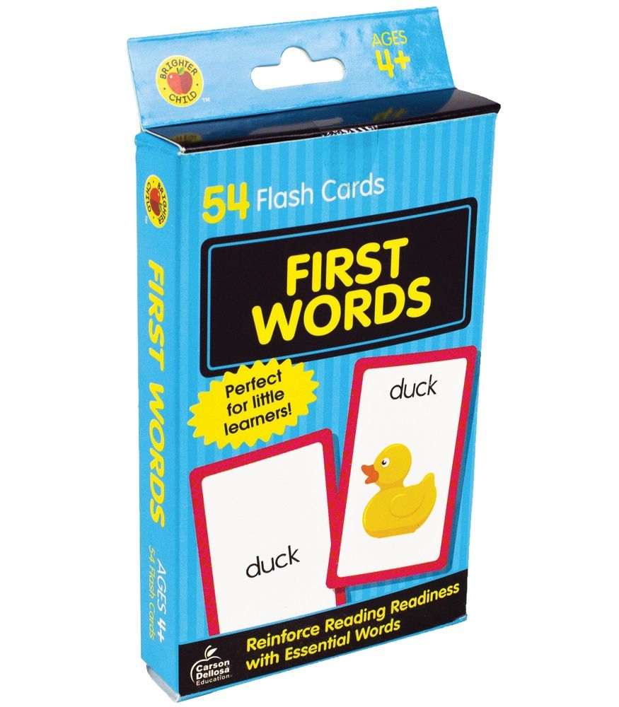 First Words Flash Cards