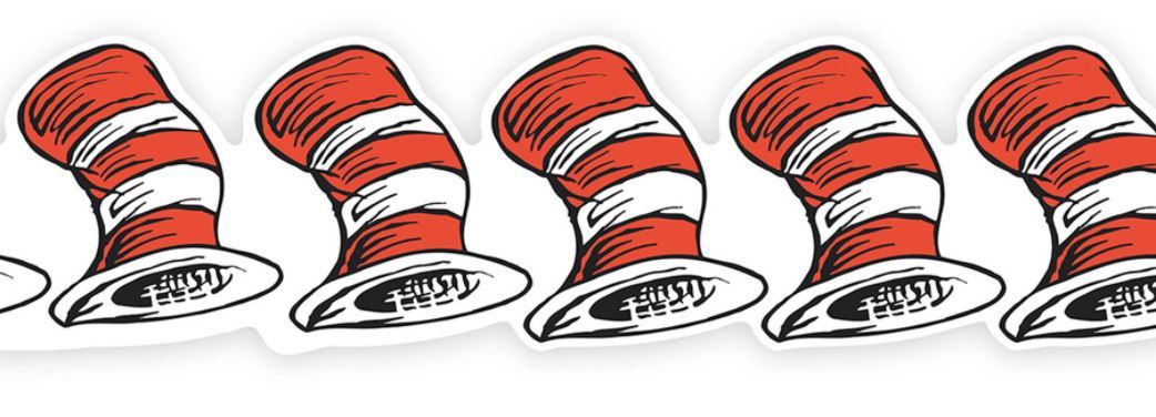 Dr. Seuss Cat in the Hat Die Cut Deco Trim