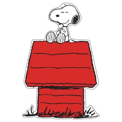 Snoopy On Dog House Cut Outs