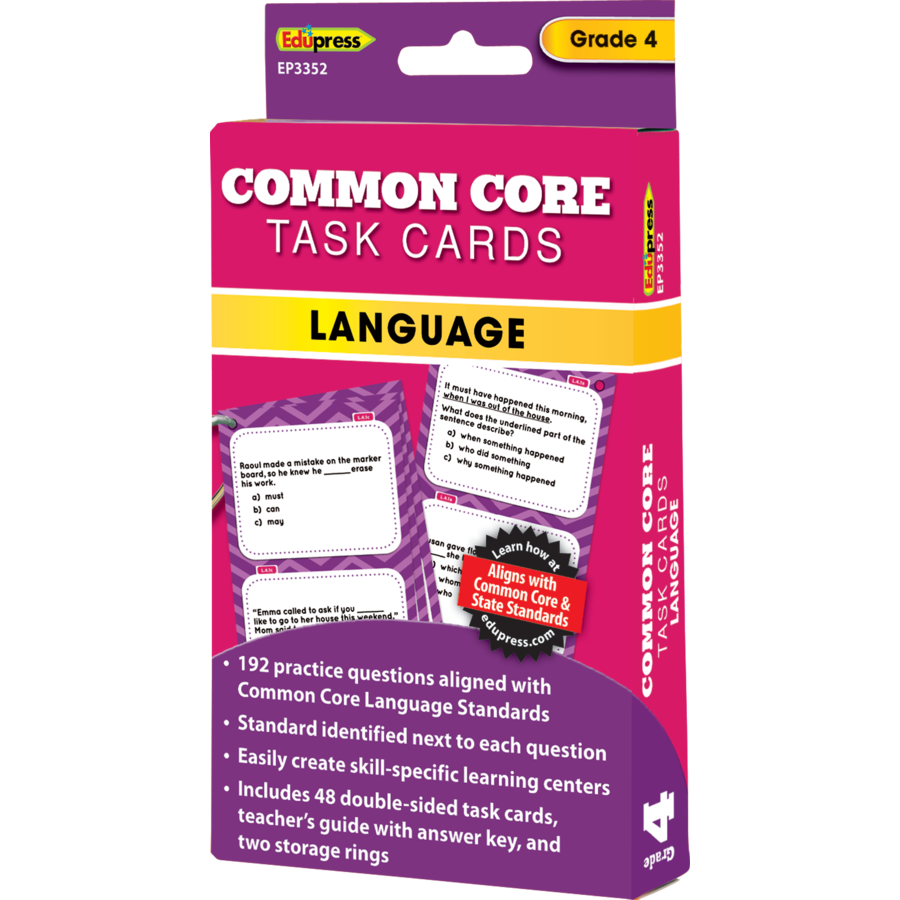 Grade 4 Language Task Cards