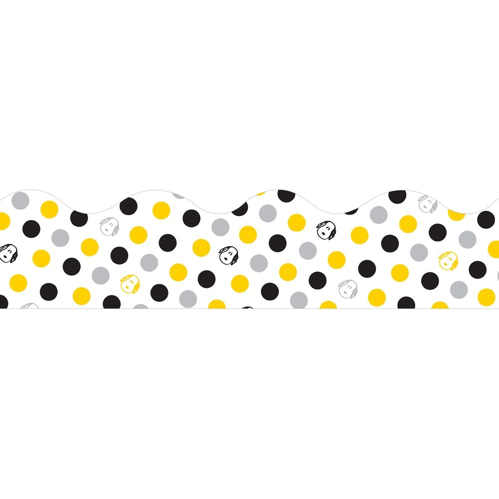 Peanuts Touch of Class Dots Deco Trim Border