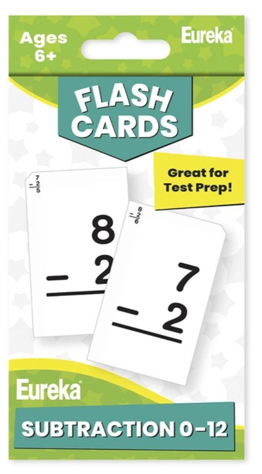 Subtraction Flash Cards