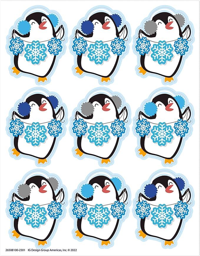 Winter Penguins Cutouts