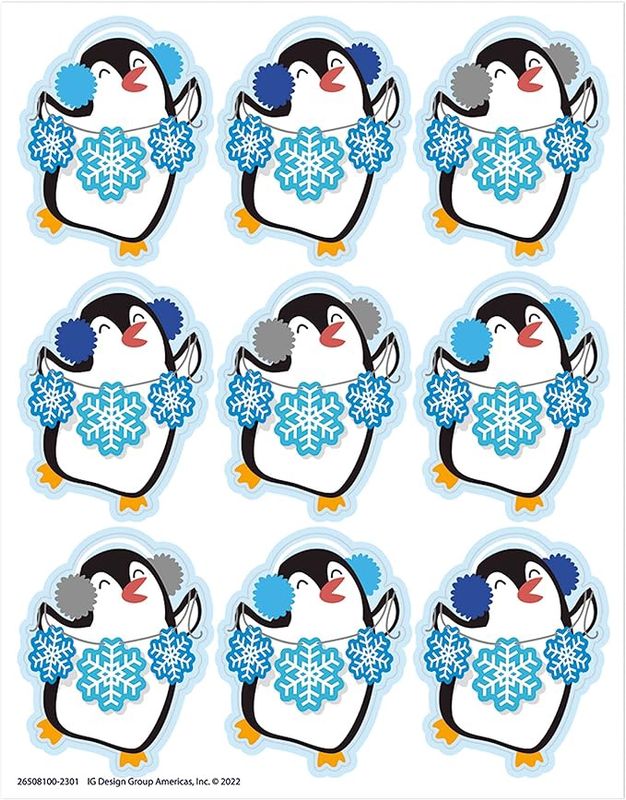 Winter Penguins Cutouts
