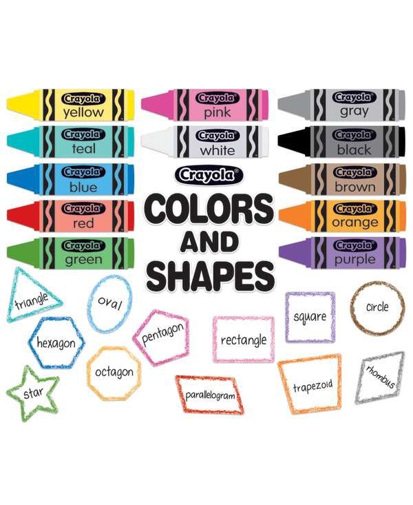 Crayola Colors &amp; Shapes Bulletin Board Set