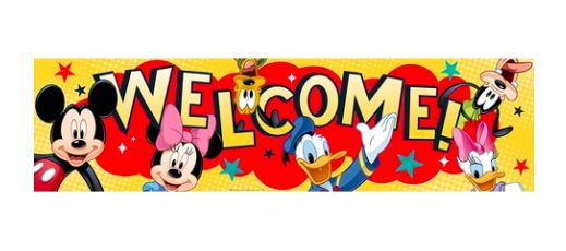 Mickey Welcome Classroom Banner