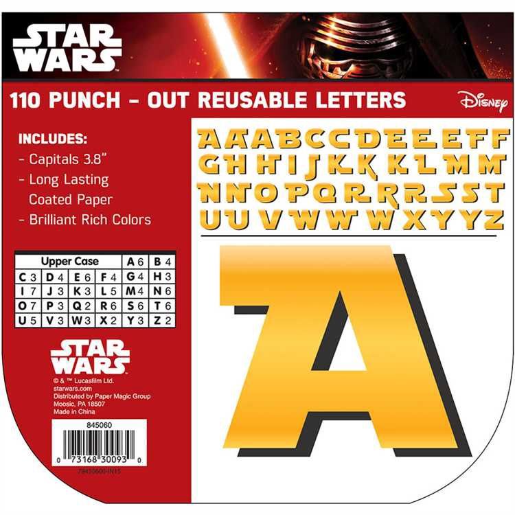 Star Wars Deco Letters