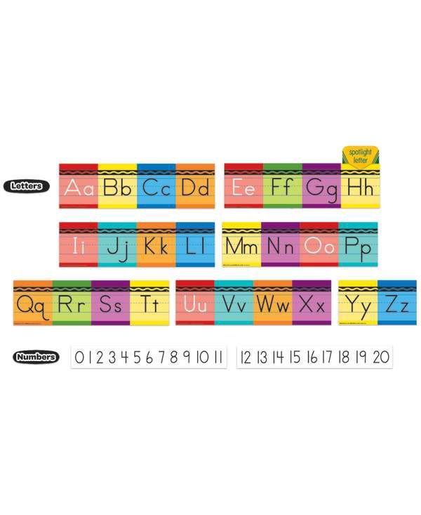 Crayola Alphabet Mini Bulletin Board Set