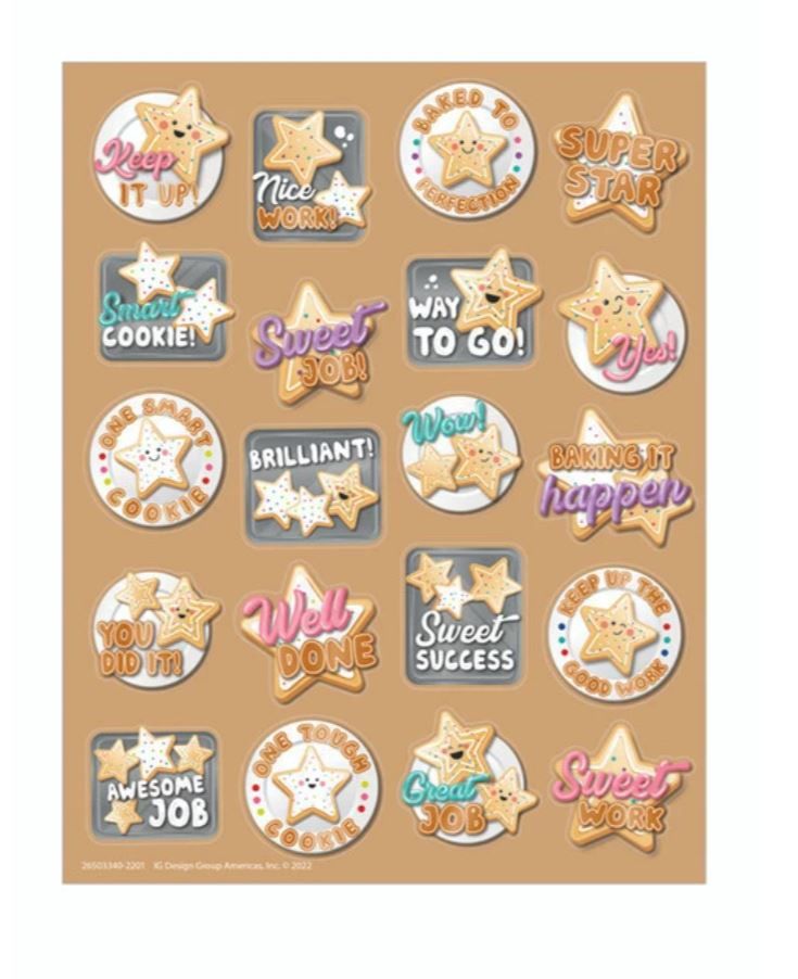 Sugar Star Cookies Scented Stickers