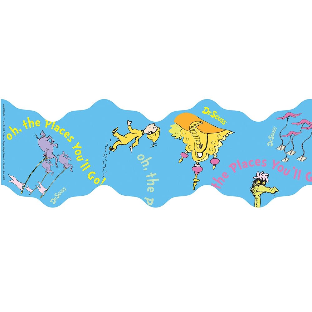 Border Dr. Seuss Oh the Places You&#39;ll Go Deco Trim