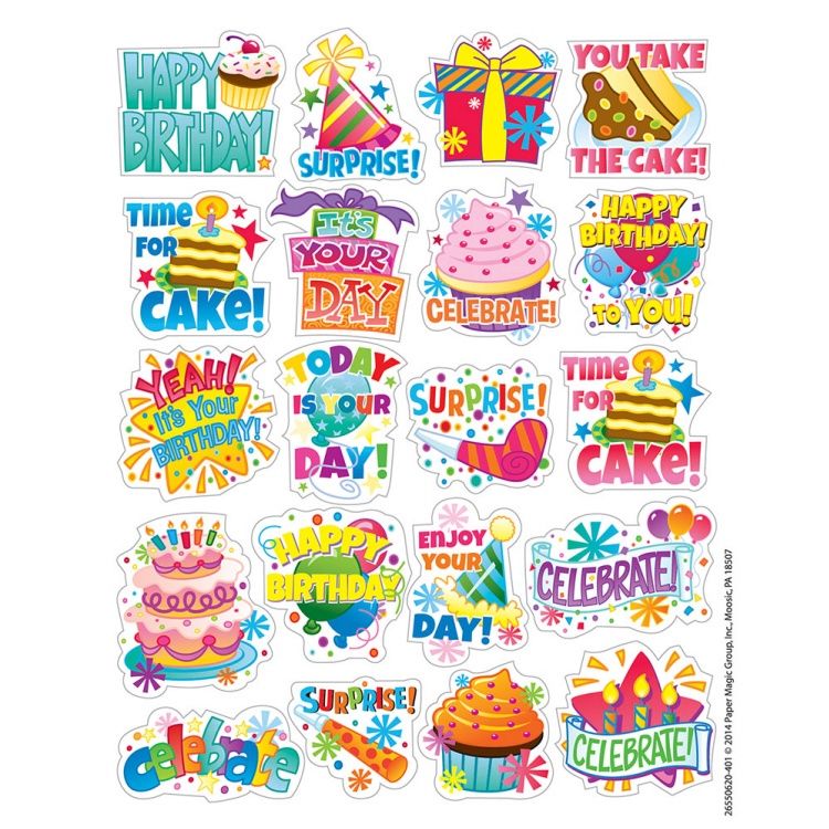 Birthday Stickers