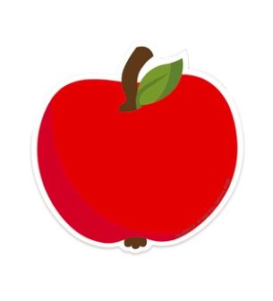 A Teachable Town Apples Paper Cut-Outs