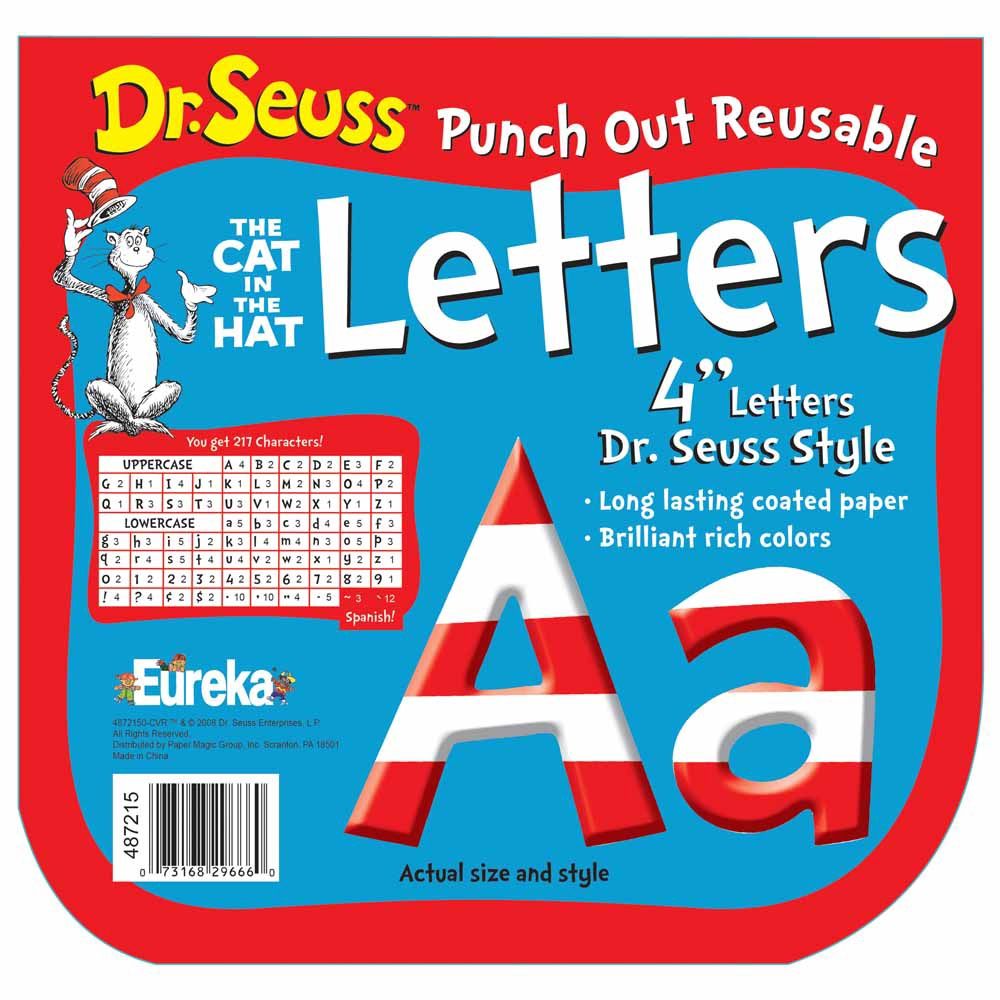 Dr. Seuss Stripe Deco Letters
