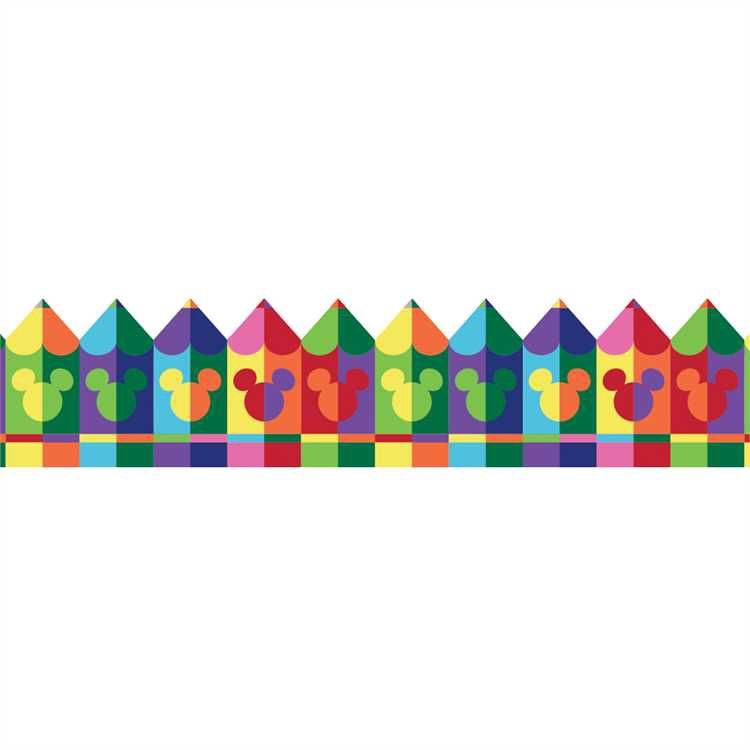 Geo Mickey Pencil Extra Wide Deco Trim