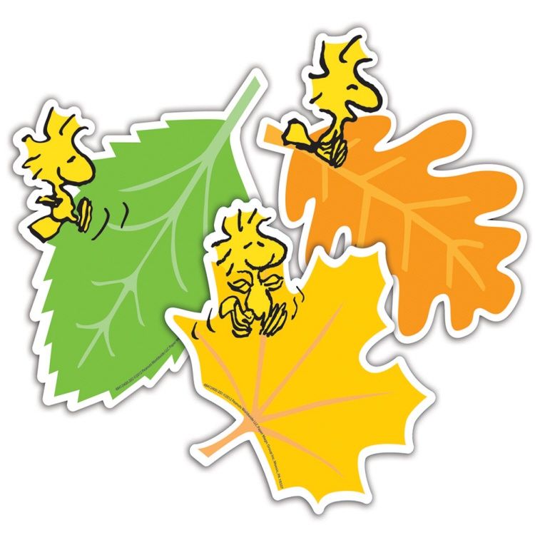 Peanuts Classic Fall Leaves Cut Outs