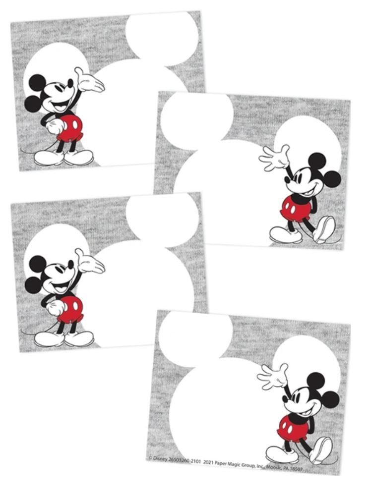 Mickey Mouse Throwback Name Tags