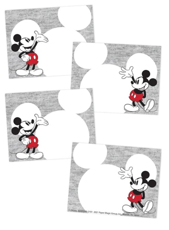 Mickey Mouse Throwback Name Tags