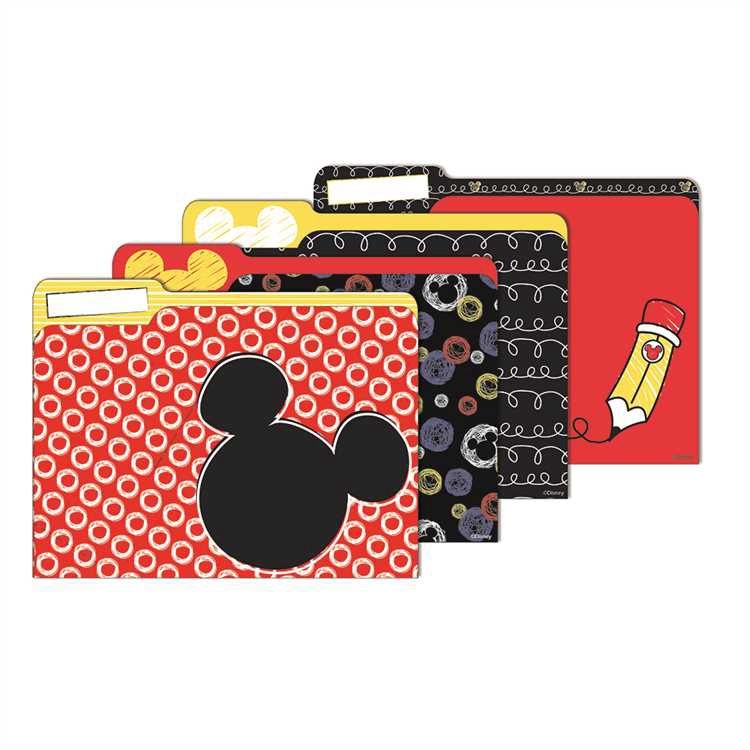 Mickey Color Pop File Folders