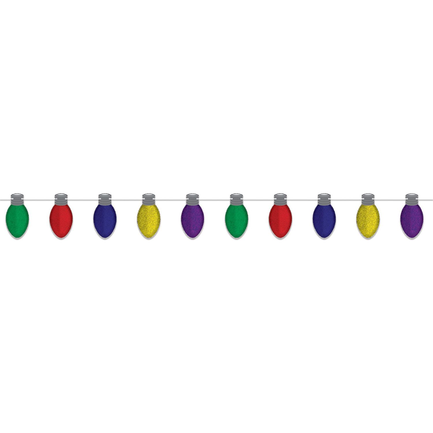 Christmas Light Bulb Streamer