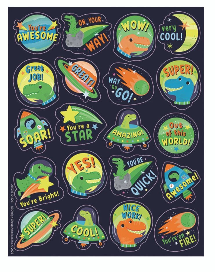 Dinosaur Scented Stickers