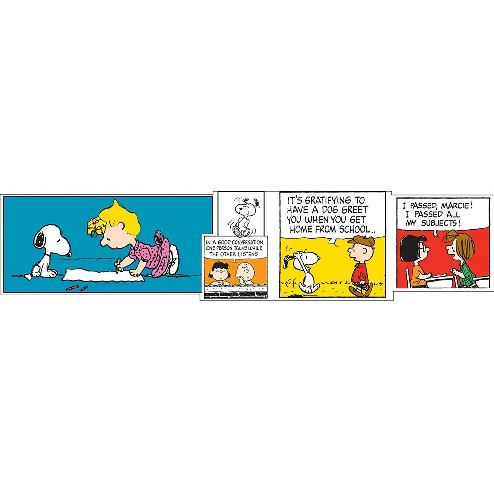 Peanuts Comic Blocks Extra Wide Deco Trim