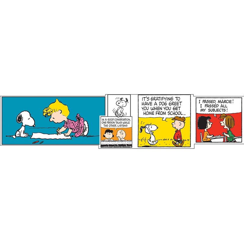 Peanuts Comic Blocks Extra Wide Deco Trim