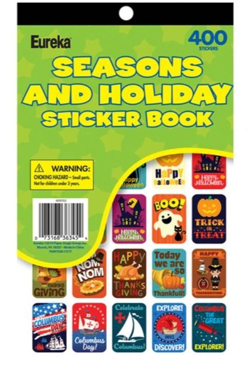 Seasons and Holidays Sticker Book