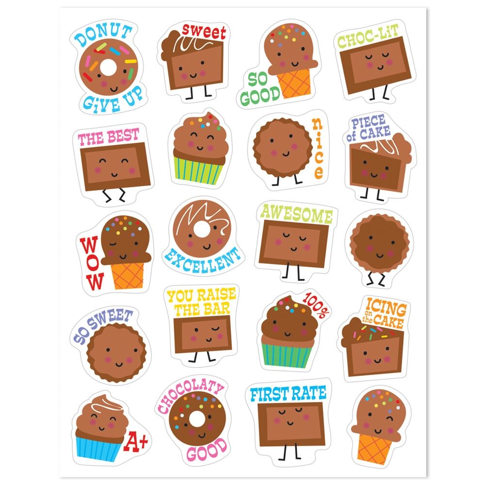 Chocolate Scented Stickers
