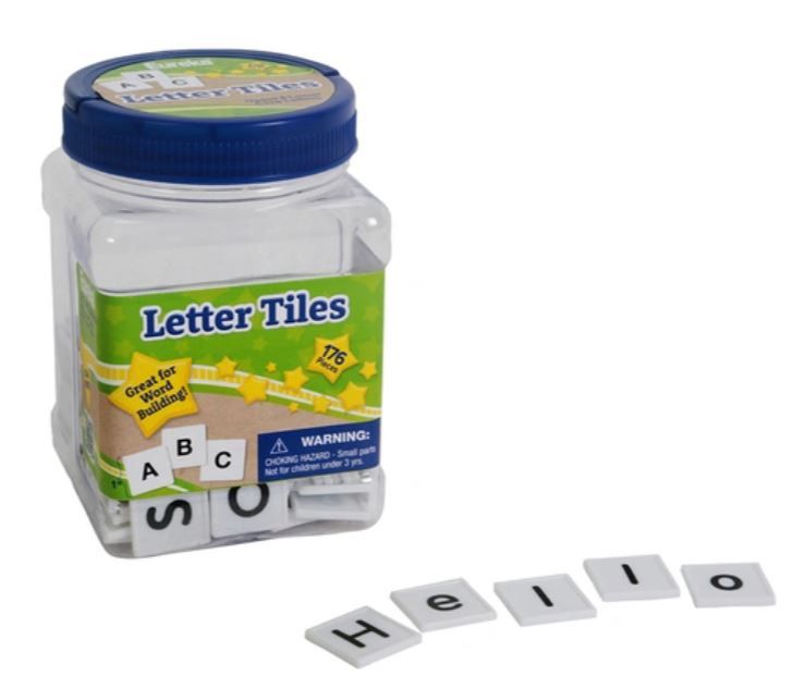 Tub of Letter Tiles