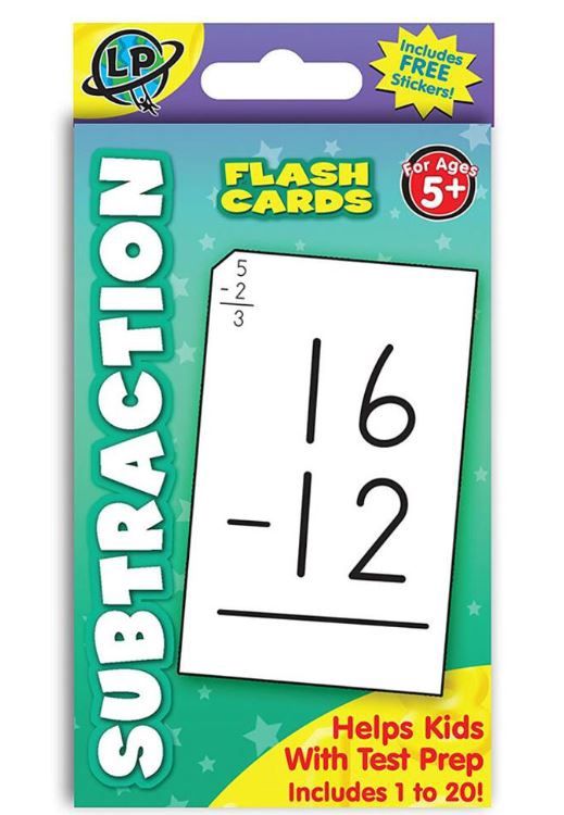 Subtraction Flash Cards lp