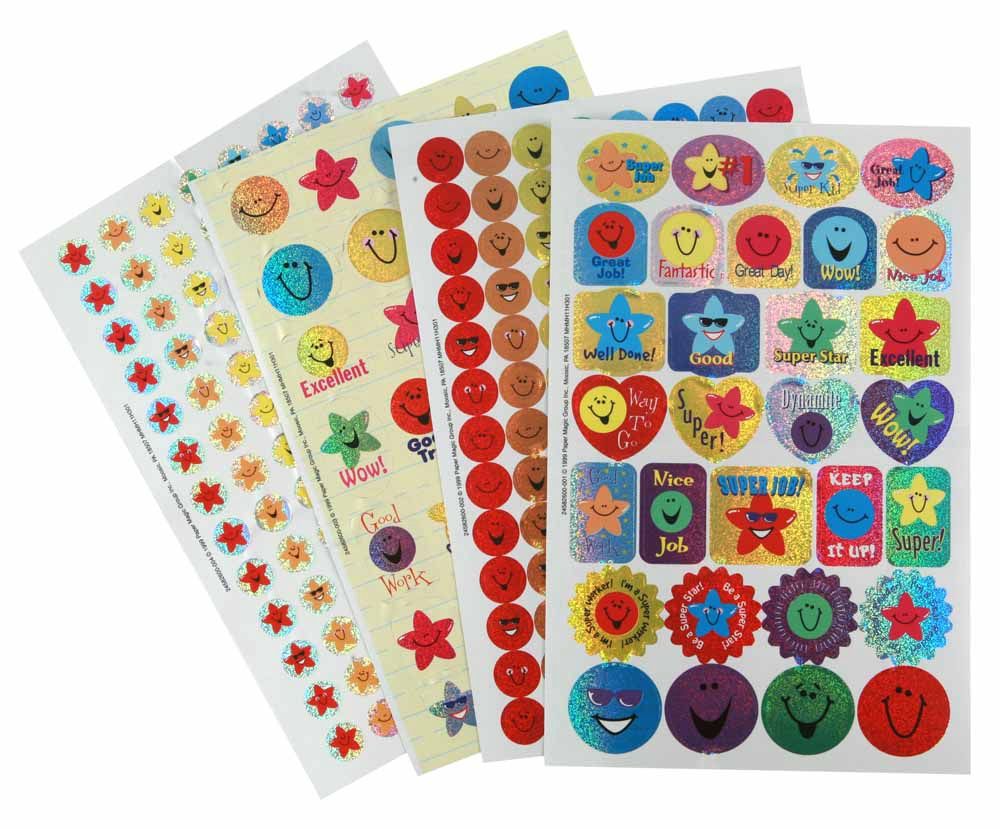 Sticker Book Sparkle Stars/Smiles