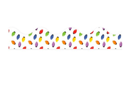 A Teachable Town Christmas Lights Deco Trim Border