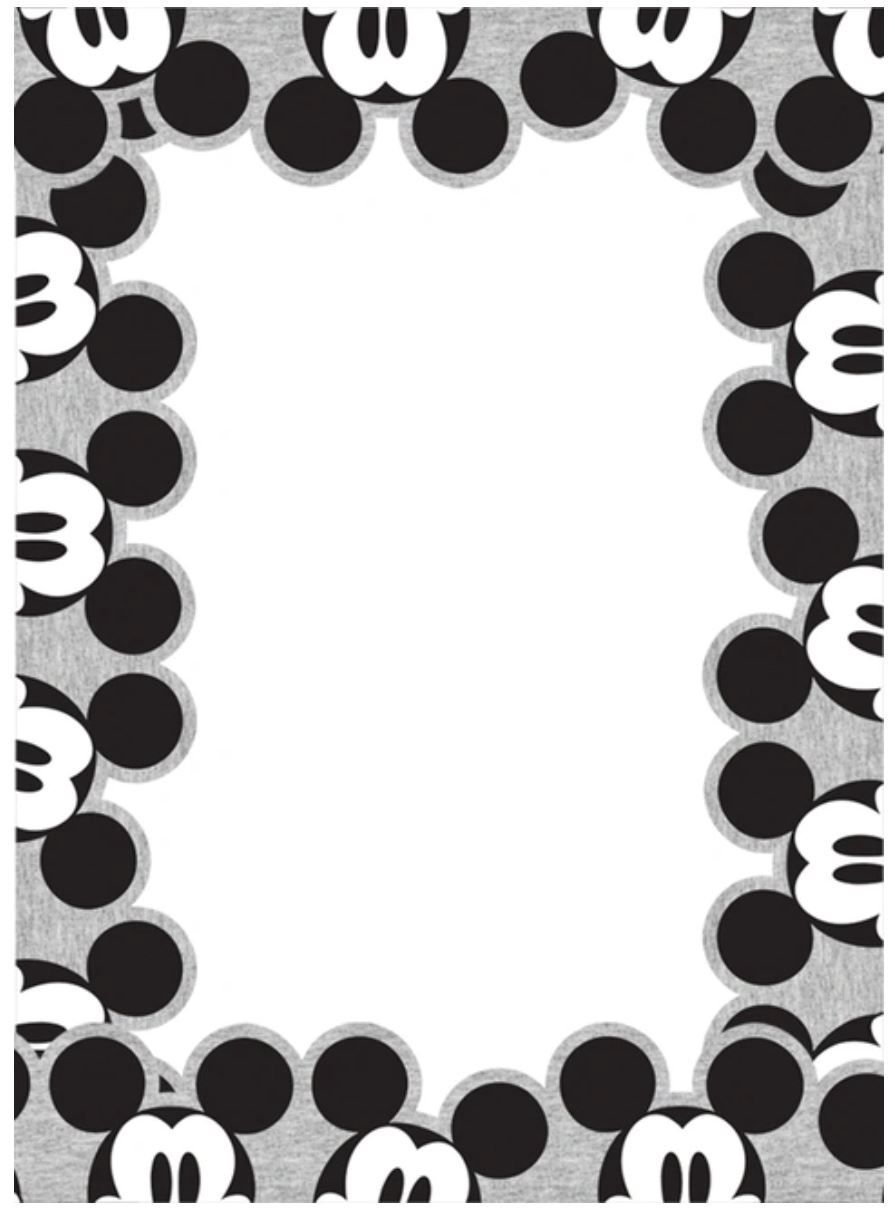Mickey Mouse Throwback Peeking Deco Trim Extra Wide